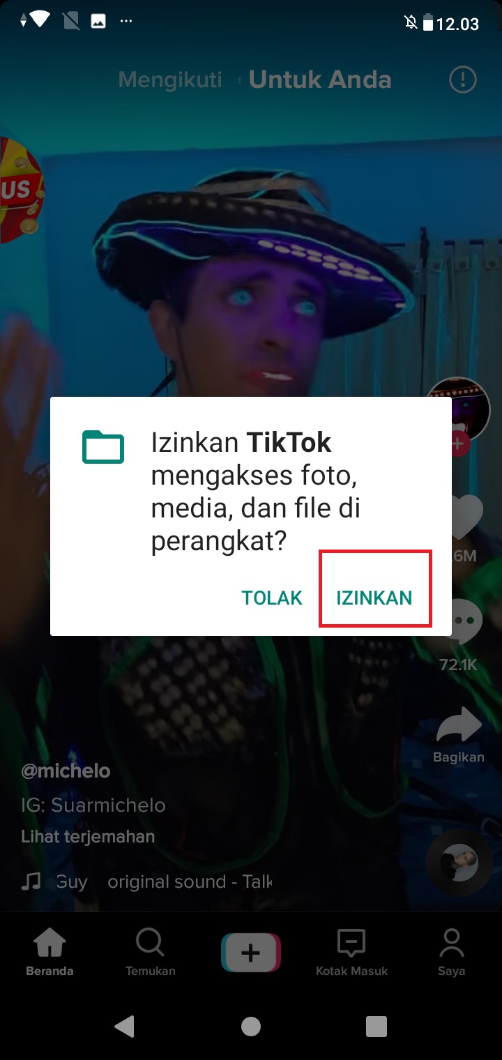 Izinkan Perangkat