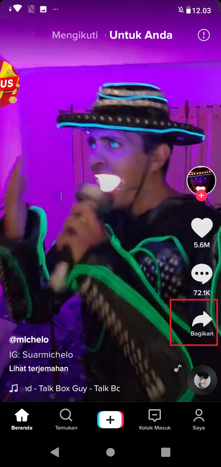 Pilihlah Video TikTok