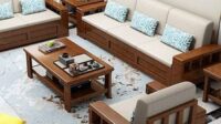 Teak fabric sofaset chesterfield hyderabad sectional cheap