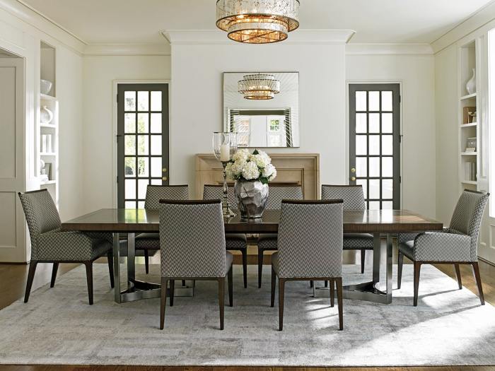 Classic furniture contemporary lexington macarthur park 876c dining beverly place table