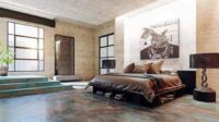 Industrial bedroom style design ideas flooring wood fabulous look